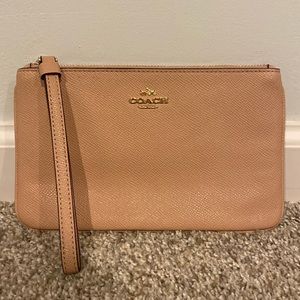Coach Light Pink Wristlet